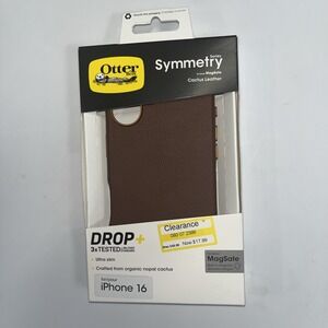 Otterbox Symmetry Series Cactus Leather‎ Material iPhone 16 -Brown